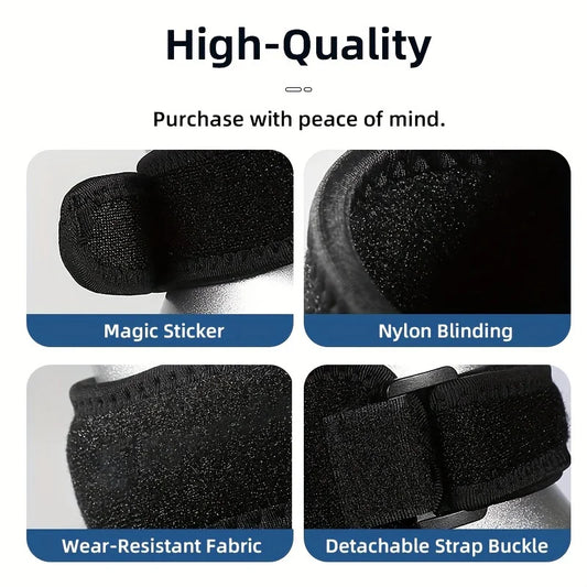 Adjustable knee pad patella stabilizer brace support for sport activities - product image