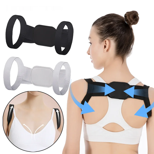 Adjustable posture corrector back support shoulder belt - product image