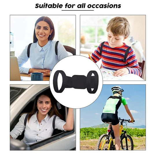 Adjustable posture corrector back support shoulder belt - product image
