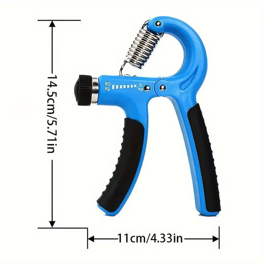 Adjustable resistance hand grip strengthener with ergonomic non-slip handles - product image