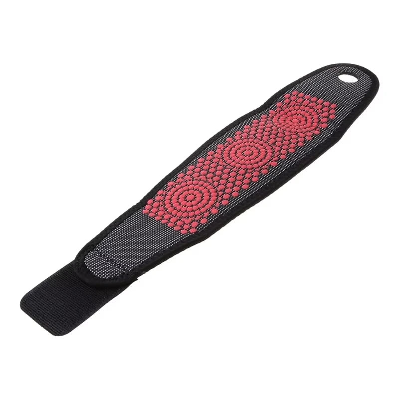 Adjustable sport wrist band with compression support and thumb hole for hand comfort - product image