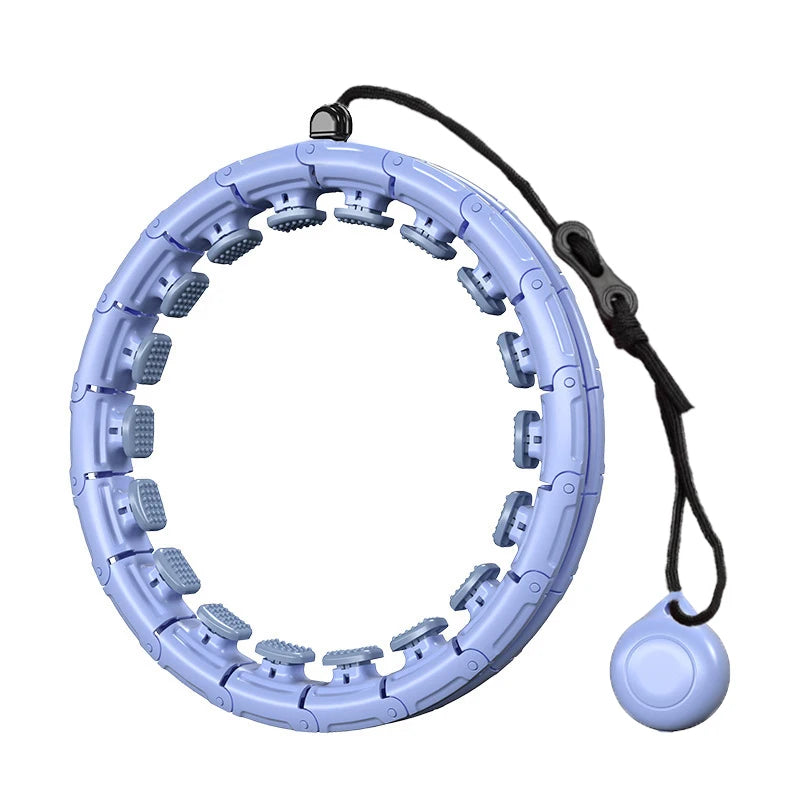 Adjustable weighted massage ring fitness hoop for abdominal and waist exercise - product image