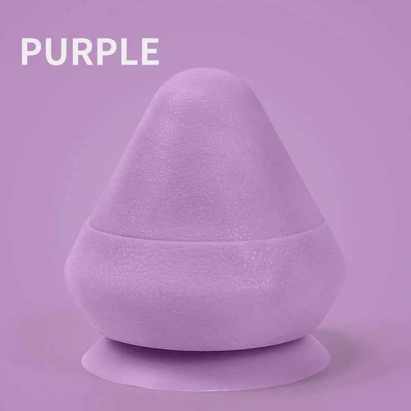 Adsorption silicone fascia massage ball with suction base for full body use - product image