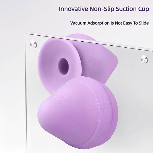 Adsorption silicone fascia massage ball with suction base for full body use - product image
