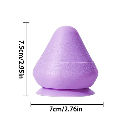Adsorption silicone fascia massage ball with suction base for full body use - product image