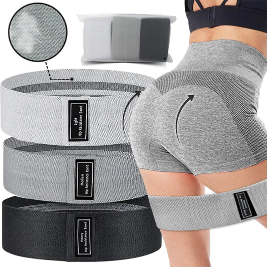 Crochet gradient color resistance band for deep squat and buttocks shaping - product image