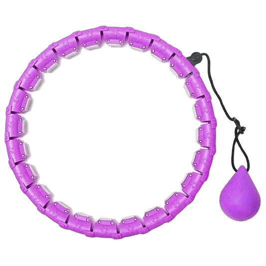 Detachable adjustable sports hoop with massage nodes for waist training - product image