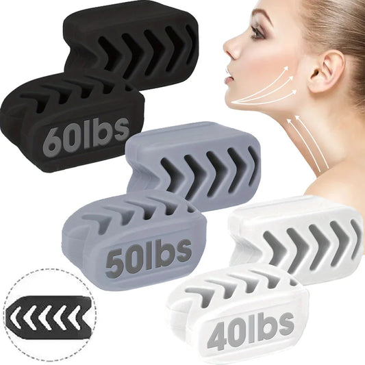 Detachable silicone jaw exerciser ball with adjustable resistance levels - product image