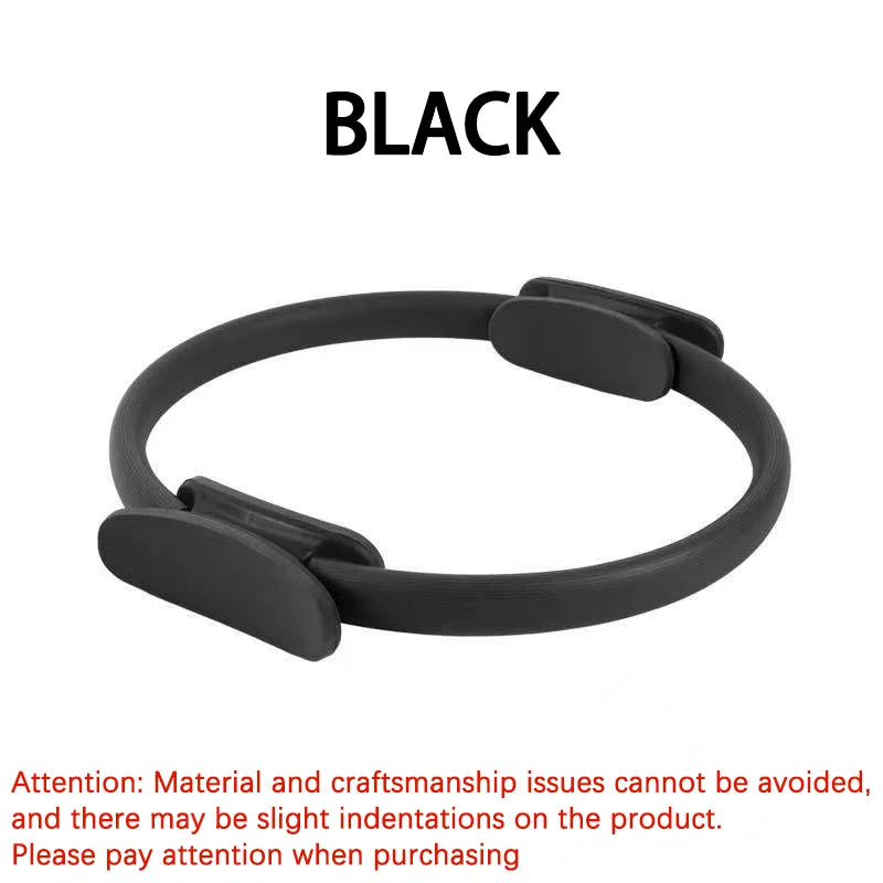 Durable pilates yoga ring with fiberglass core for flexibility and strength training - product image