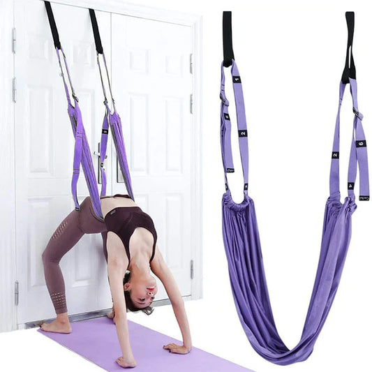 Elastic air yoga tension belt adjustable for stretching and waist training - product image