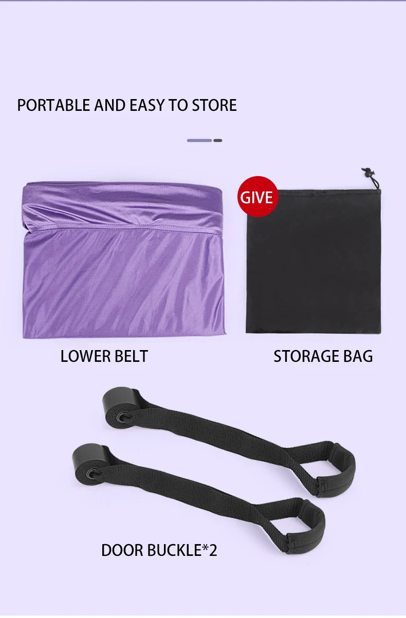 Elastic air yoga tension belt adjustable for stretching and waist training - product image