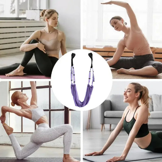 Elastic air yoga tension belt adjustable for stretching and waist training - product image