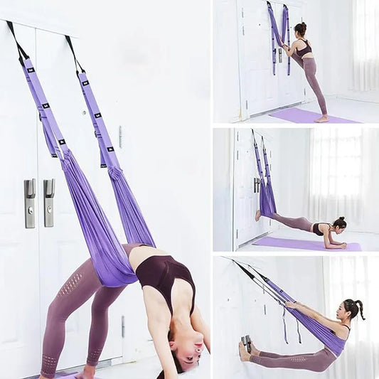 Elastic air yoga tension belt adjustable for stretching and waist training - product image