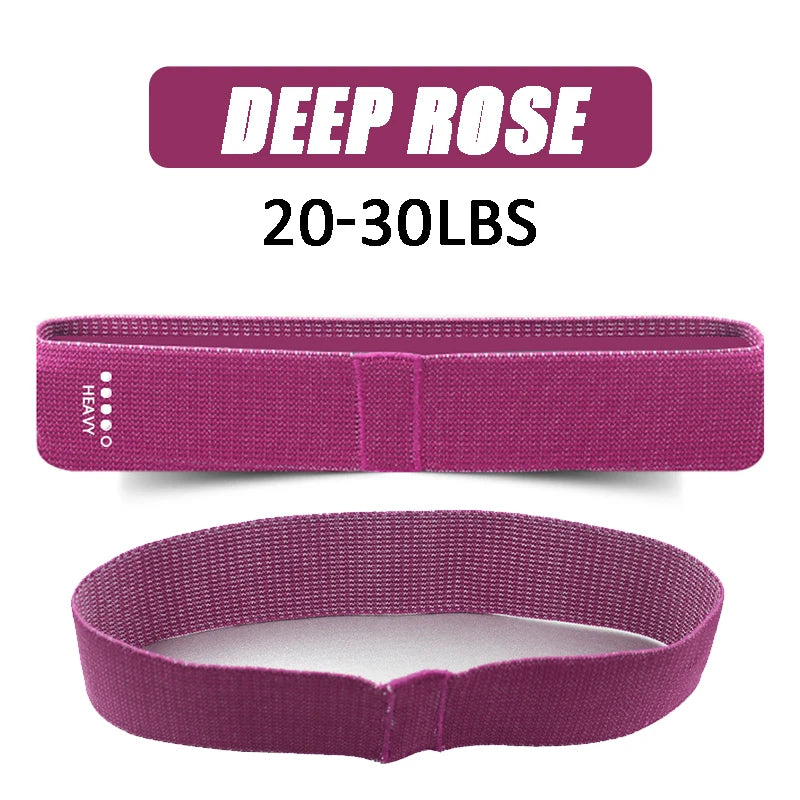 Elastic resistance bands set for home training yoga and strength workouts - product image