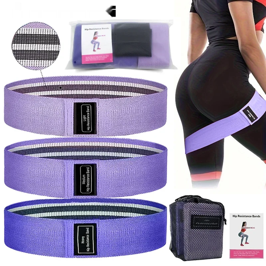 Elastic yoga rally belt for hip training with resistance and deep squat support - product image