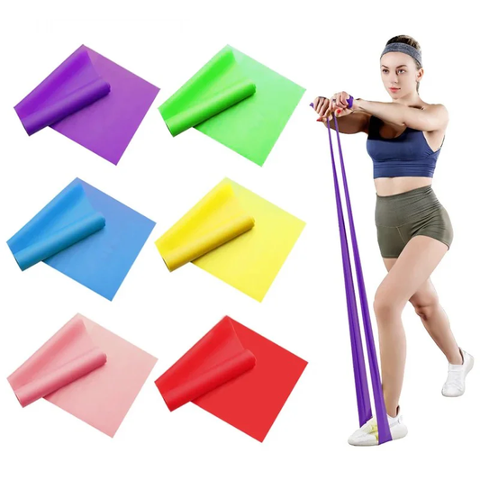 Elastic yoga resistance bands for chest expansion and strength training - product image