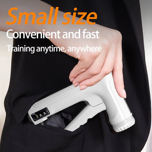 Electric adjustable grip strength trainer with mechanical counter 5-60kg resistance - product image
