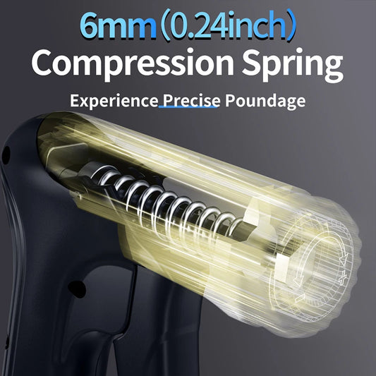 Electric adjustable grip strength trainer with mechanical counter 5-60kg resistance - product image