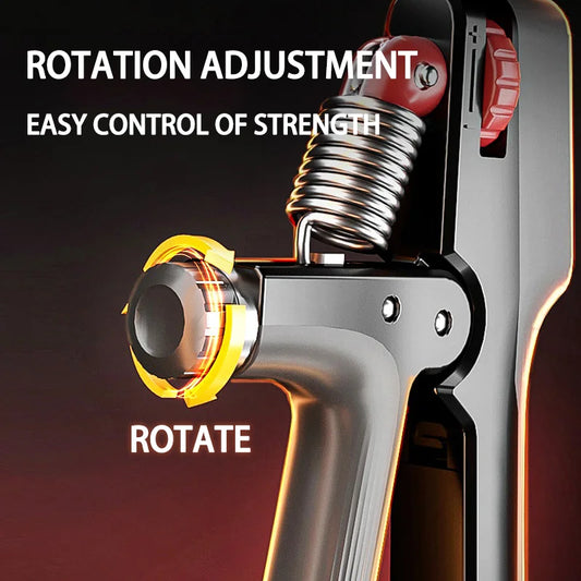 Electronic counting adjustable grip strength training device for hands - product image