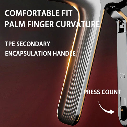 Electronic counting adjustable grip strength training device for hands - product image