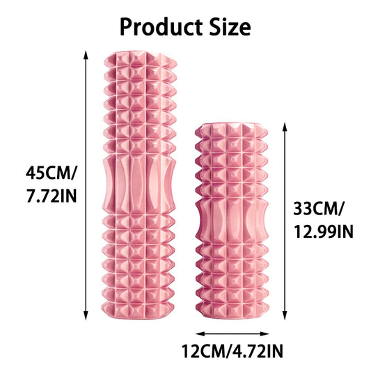 Eva foam roller for deep tissue massage and muscle recovery in yoga and pilates - product image