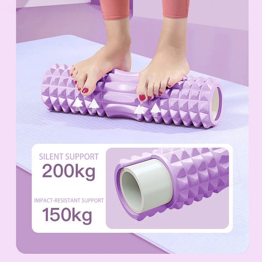 Eva foam roller for deep tissue massage and muscle recovery in yoga and pilates - product image