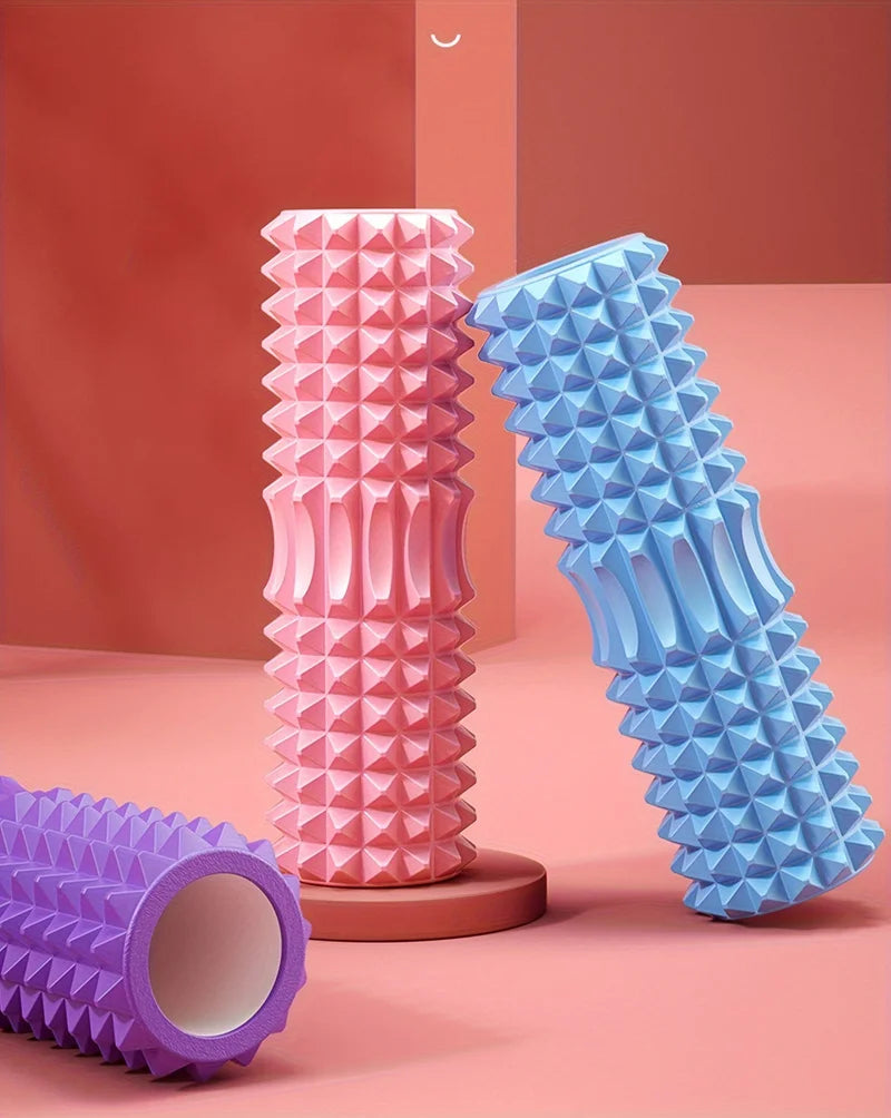 Eva foam roller for deep tissue massage and muscle recovery in yoga and pilates - product image