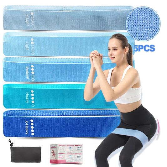 Fabric fitness resistance bands booty bands set for yoga and workout - product image