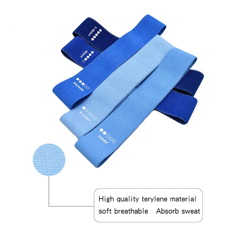 Fabric fitness resistance bands booty bands set for yoga and workout - product image