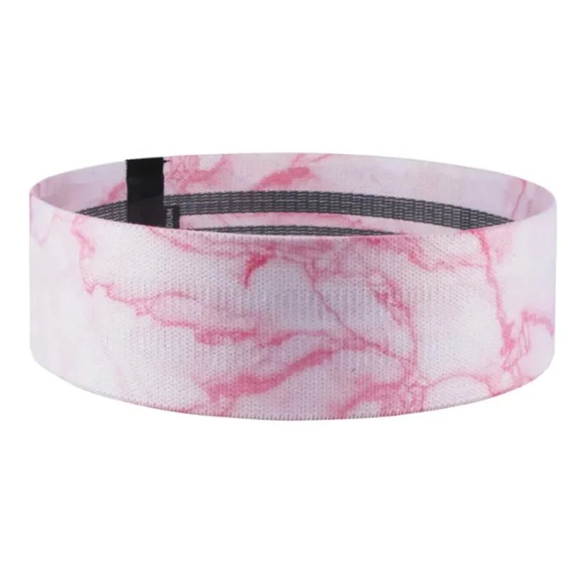 Fabric squat loop resistance bands with anti-slip grip for fitness and yoga training - product image
