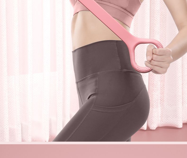 Figure-8 shape fitness resistance band with non-slip handles for multi-muscle training - product image