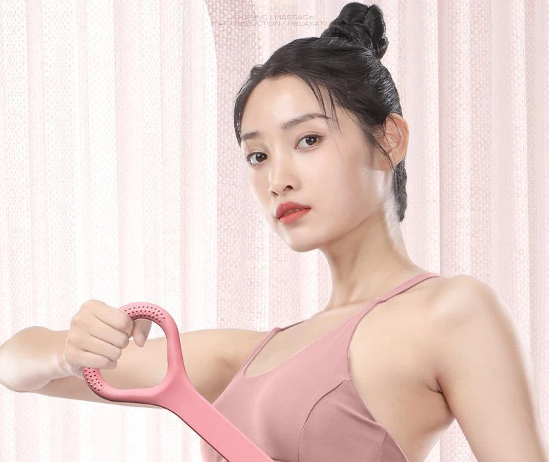 Figure-8 shape fitness resistance band with non-slip handles for multi-muscle training - product image