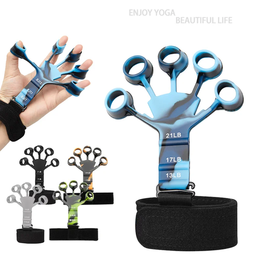 Finger gripper exerciser with 6 resistance levels for hand strength training - product image
