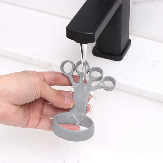 Finger stretcher grip strengthener with silicone for hand therapy and forearm exercise - product image