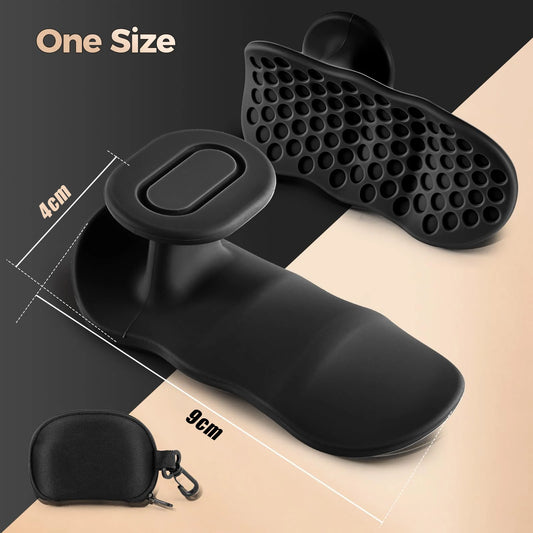 Fingerless workout gym grips with silicone palm protection for weight lifting - product image