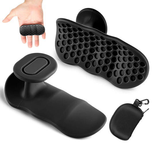 Fingerless workout gym grips with silicone palm protection for weight lifting - product image