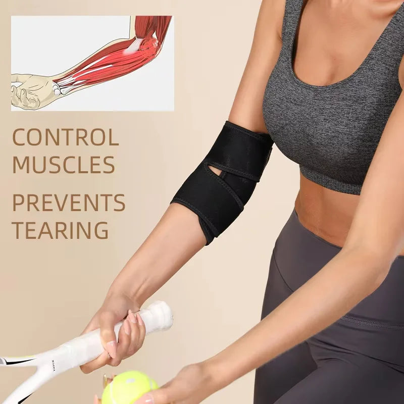 Fitness elbow brace compression sleeve for tendonitis and joint pain relief - product image