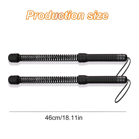 Flexible spring arm strength expander with anti-slip handles for forearm workout - product image