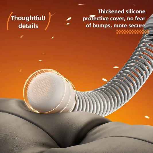 Flexible spring arm strength expander with anti-slip handles for forearm workout - product image