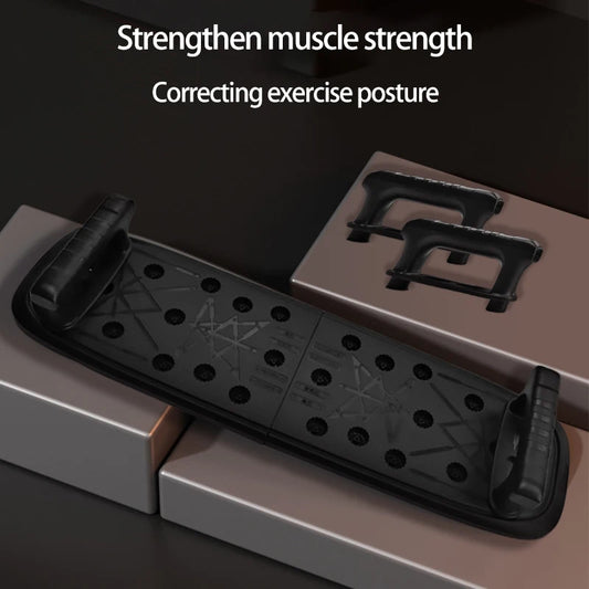 Foldable push-up board with padded non-slip handles for upper body exercise - product image