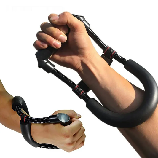Forearm strengthener wrist exerciser with thick foam handle and carbon steel springs - product image