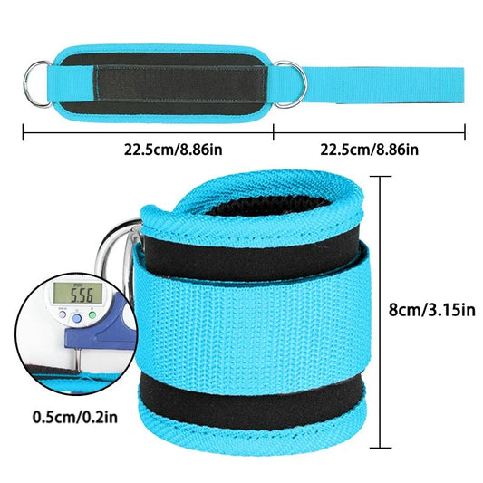 Gantry frame ankle buckle with double-strap for hip and ankle strength training - product image
