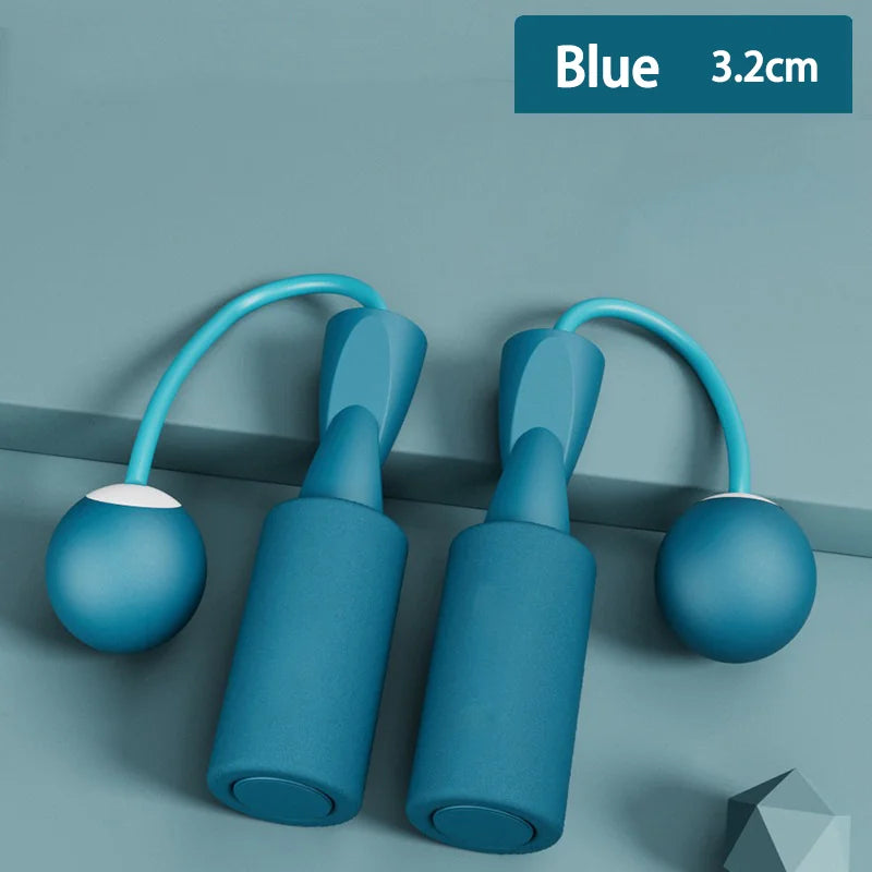 Heavy duty cordless skipping rope with weighted ball for indoor fitness training - product image