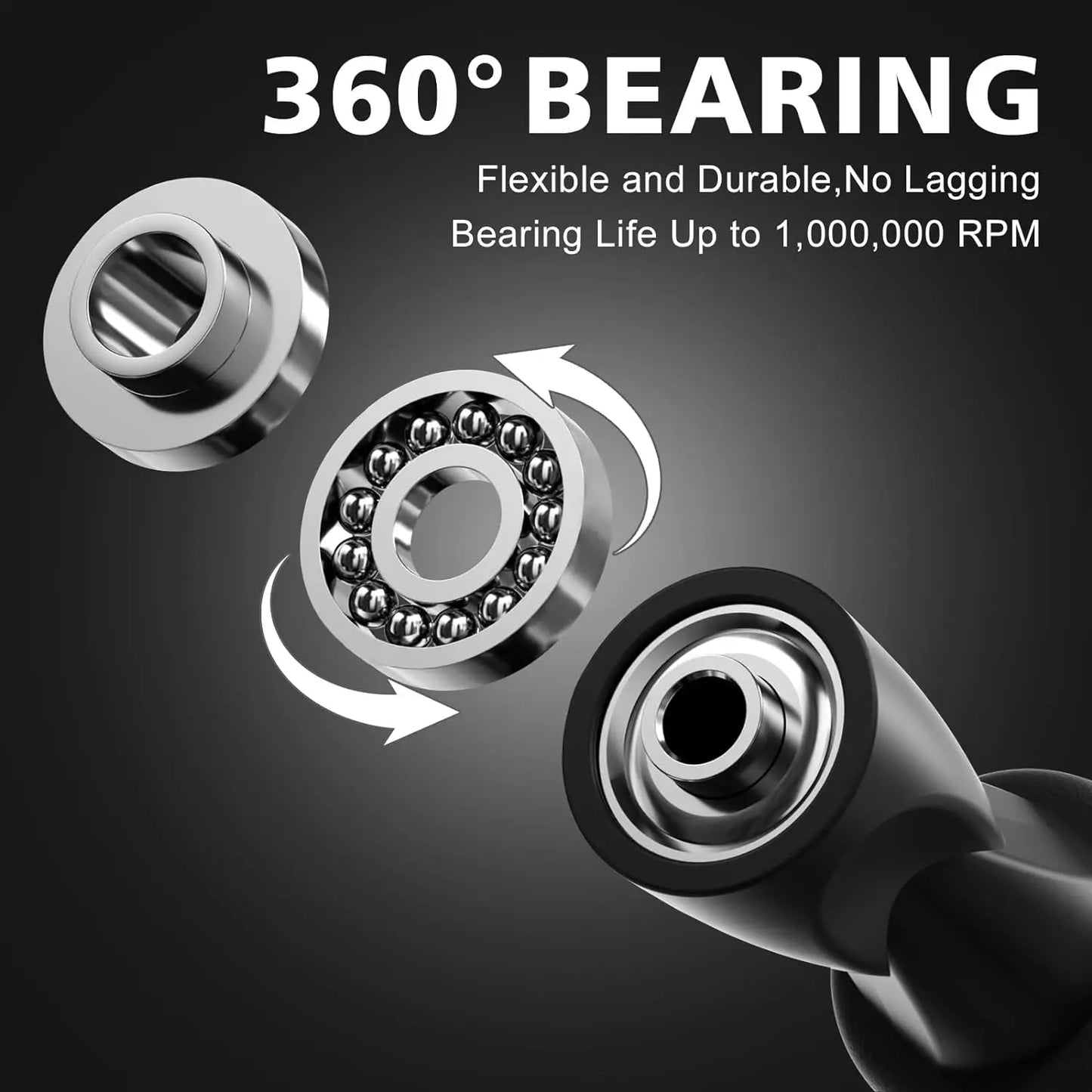 Heavy duty cordless skipping rope with weighted ball for indoor fitness training - product image