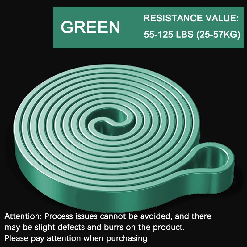 Heavy-duty thickened elastic resistance band for fitness and strength training - product image