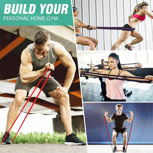 Heavy-duty thickened elastic resistance band for fitness and strength training - product image