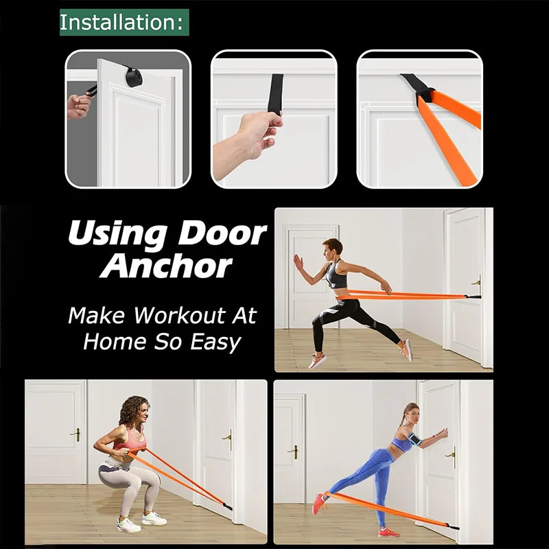Heavy-duty thickened elastic resistance band for fitness and strength training - product image