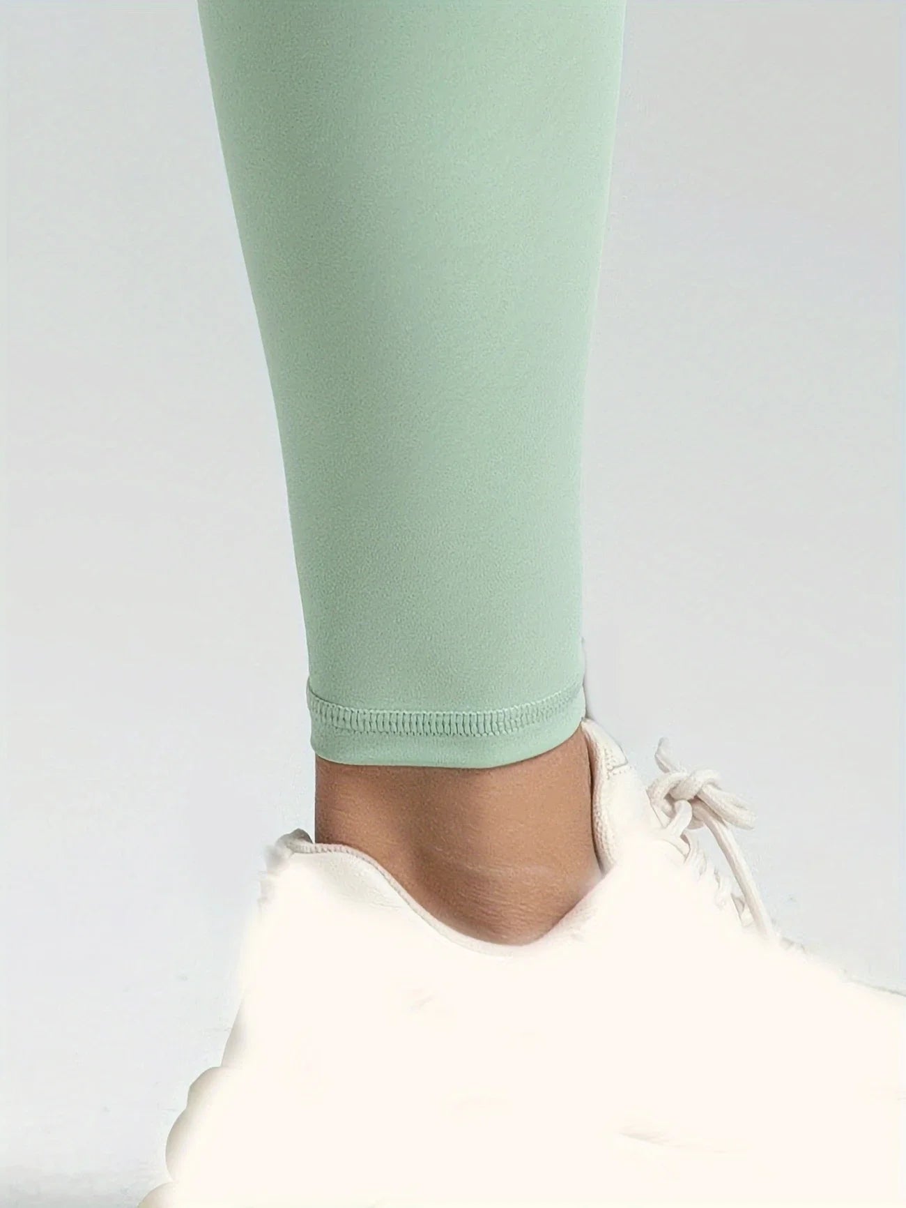 High waist fitness leggings with elastic waistband for running and yoga - product image