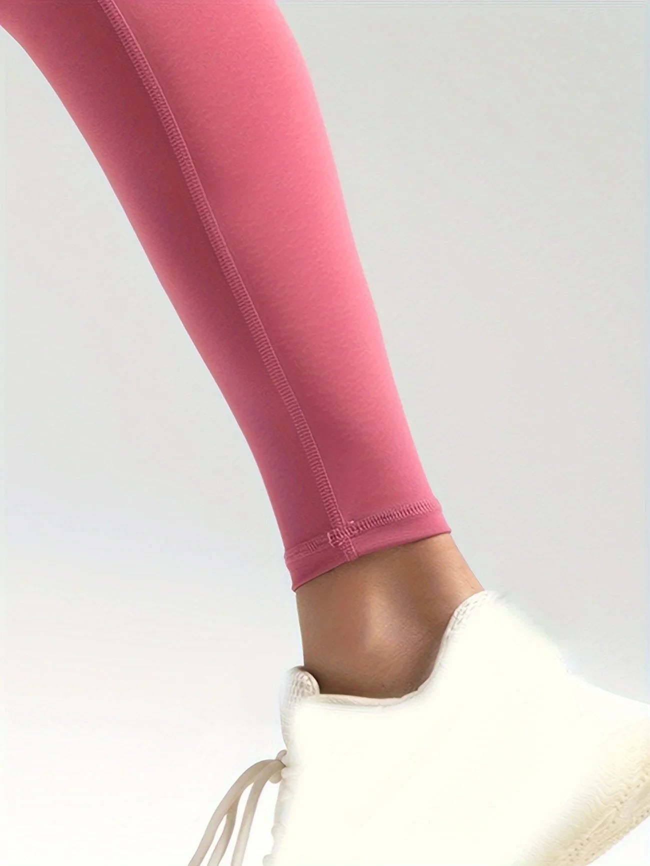 High waist fitness leggings with elastic waistband for running and yoga - product image
