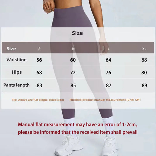 High waist fitness leggings with elastic waistband for running and yoga - product image